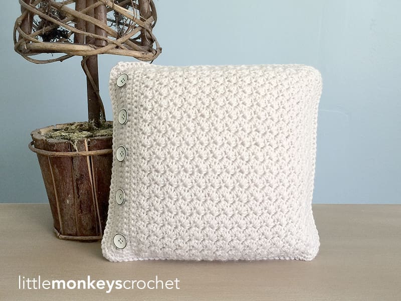 Buttoned Throw Pillow