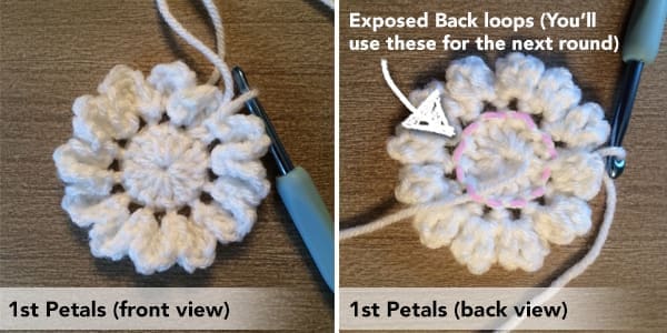 The Never Ending Wildflower  |  Free Crochet Pattern by Little Monkeys Crochet