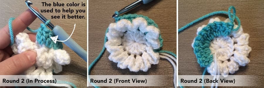 The Never Ending Wildflower  |  Free Crochet Pattern by Little Monkeys Crochet