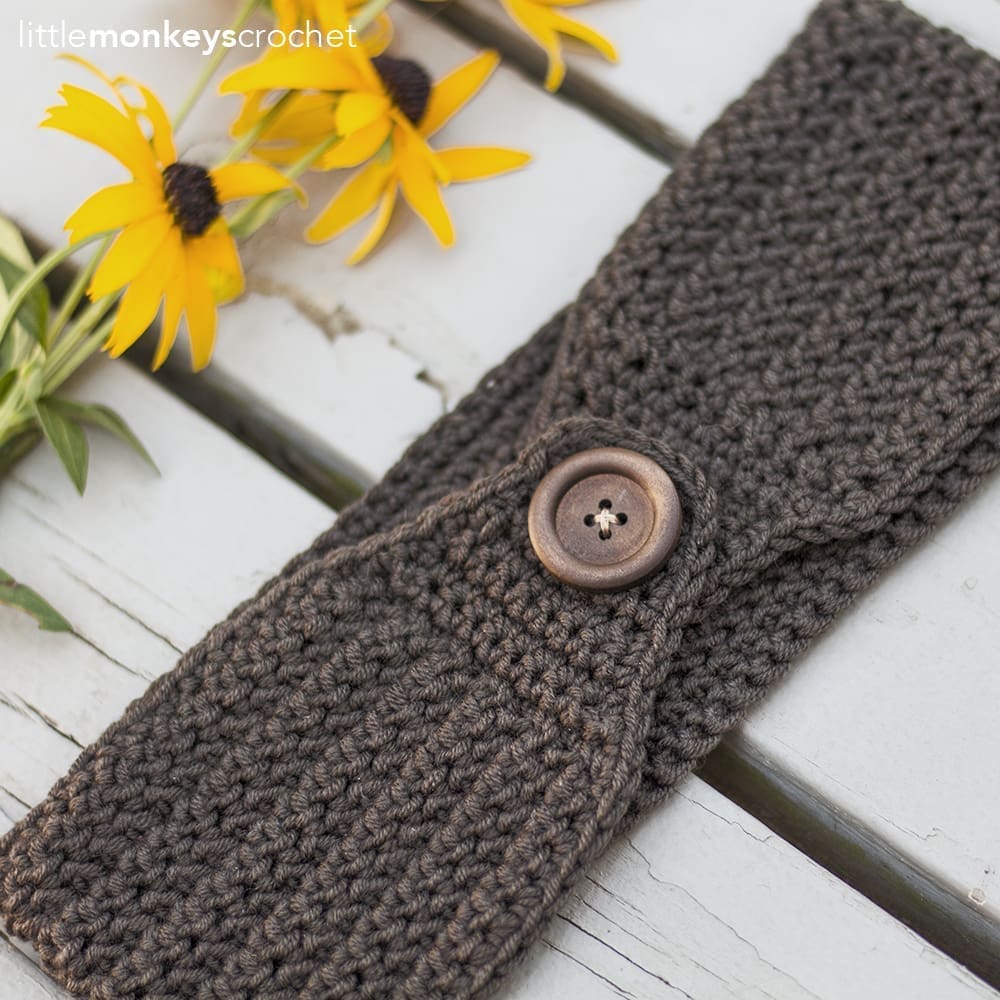 Easy Herringbone Earwarmer