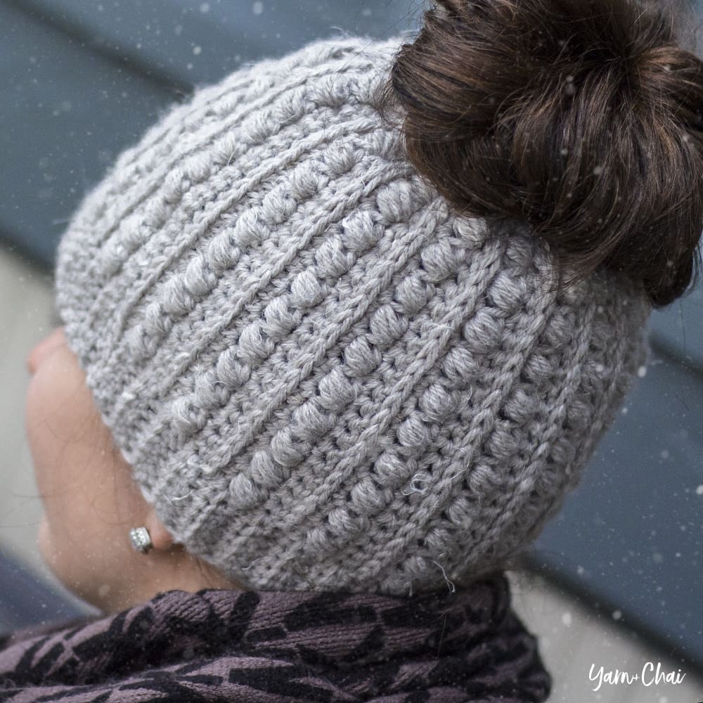 Malia Messy Bun Beanie