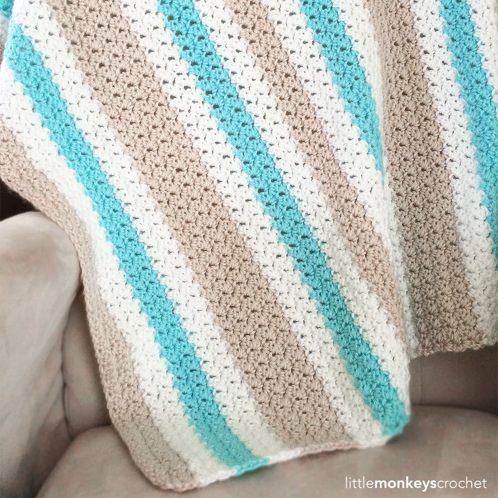 Sweet Ocean Breeze Baby Blanket (Original Version)