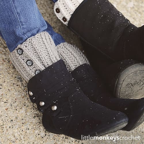 Maribel Cowl & Boot Cuffs Set