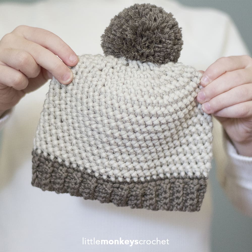 Herringbone Baby Hat