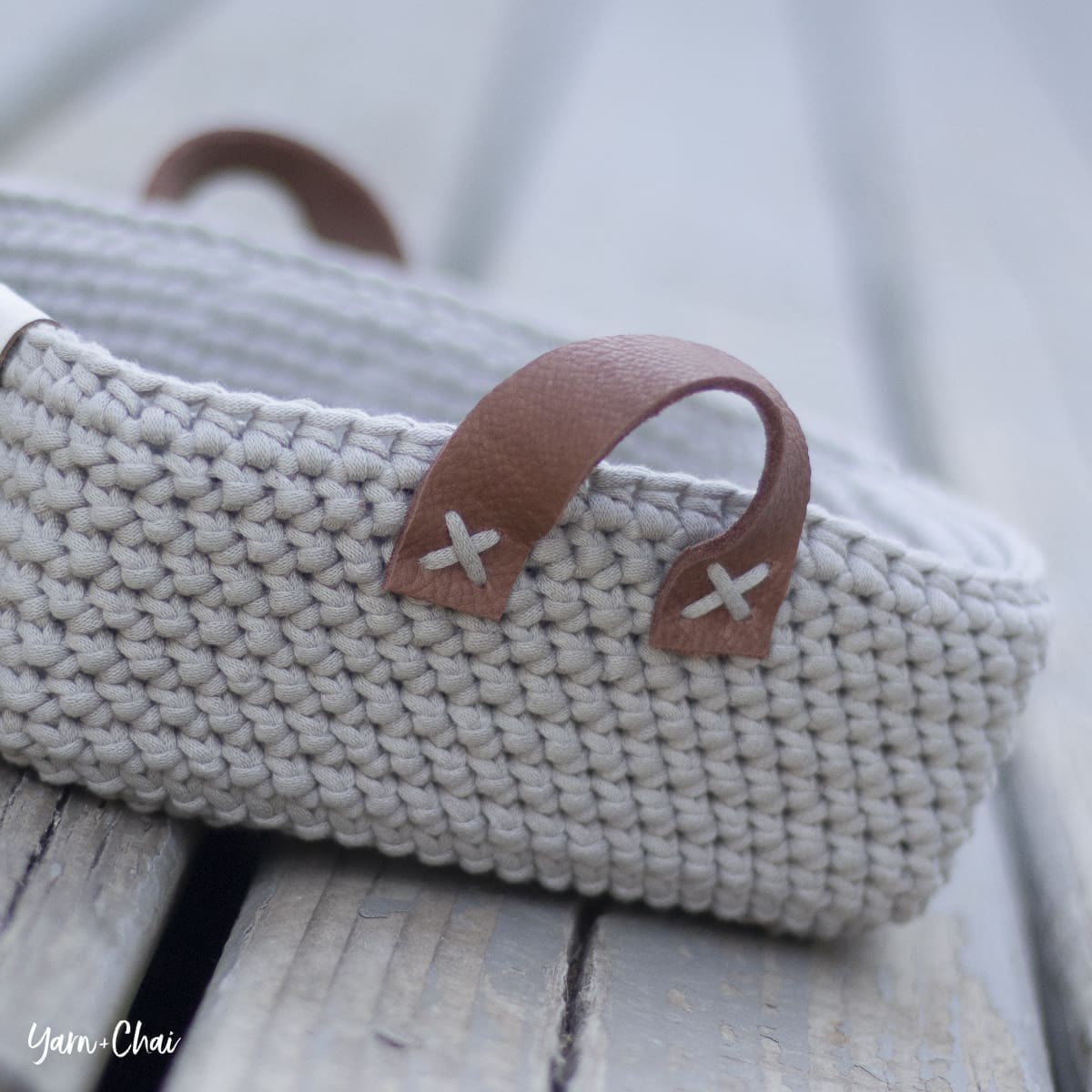 Herringbone Square Basket Set 