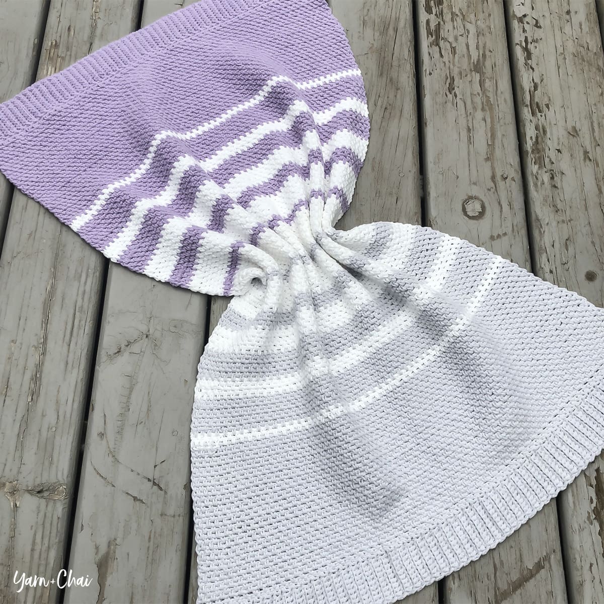 Linen Stitch Baby Blanket