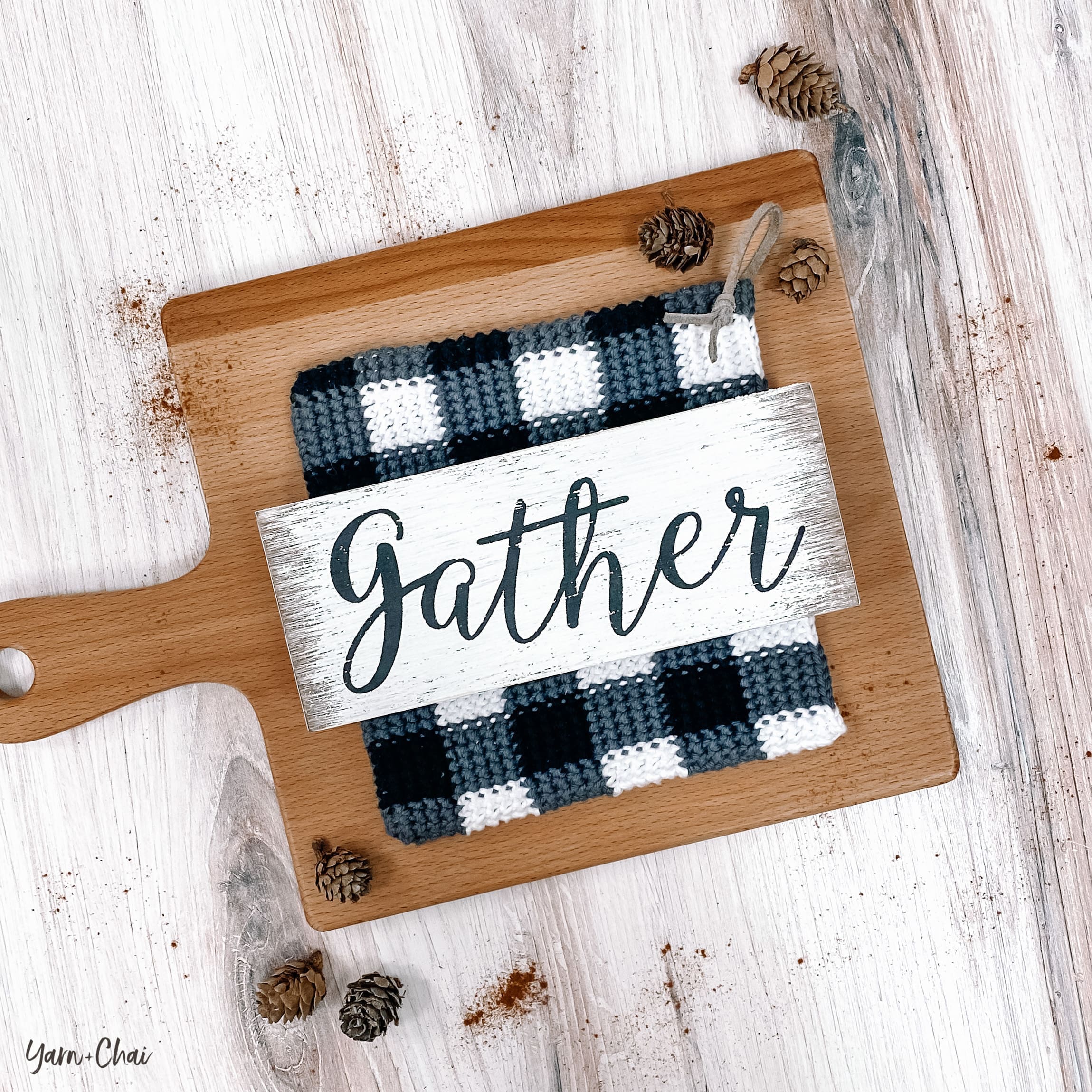 Buffalo Check Potholders