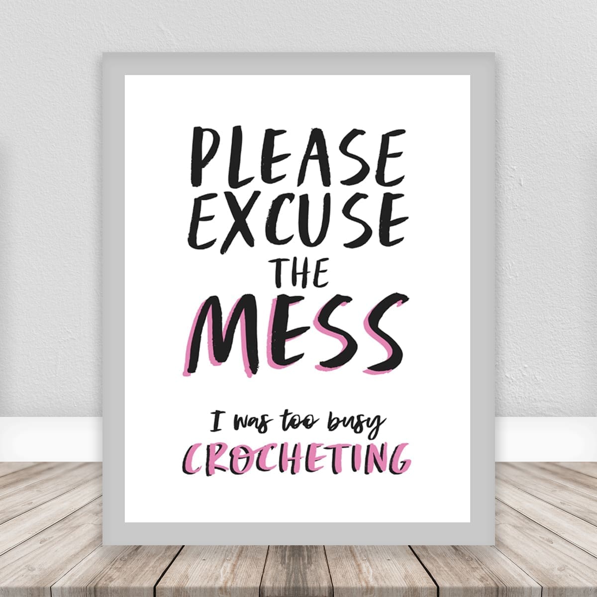 12 Days of Christmas: “Please Excuse the Mess” Printable